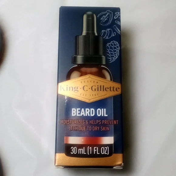 3 piece King C Gillette Beard Balm and Oil - Picture 2 of 8